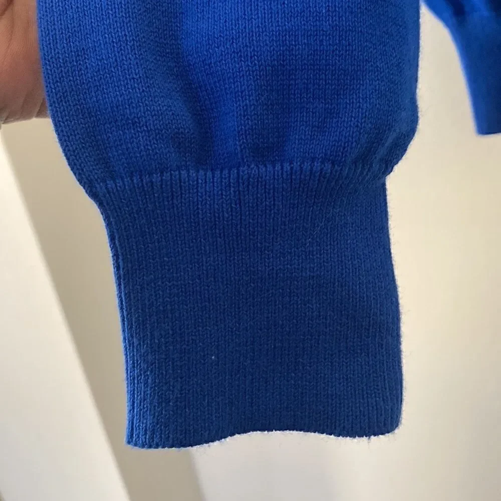Paul Frederick Supima Cotton 1/4 Zip Sweater M